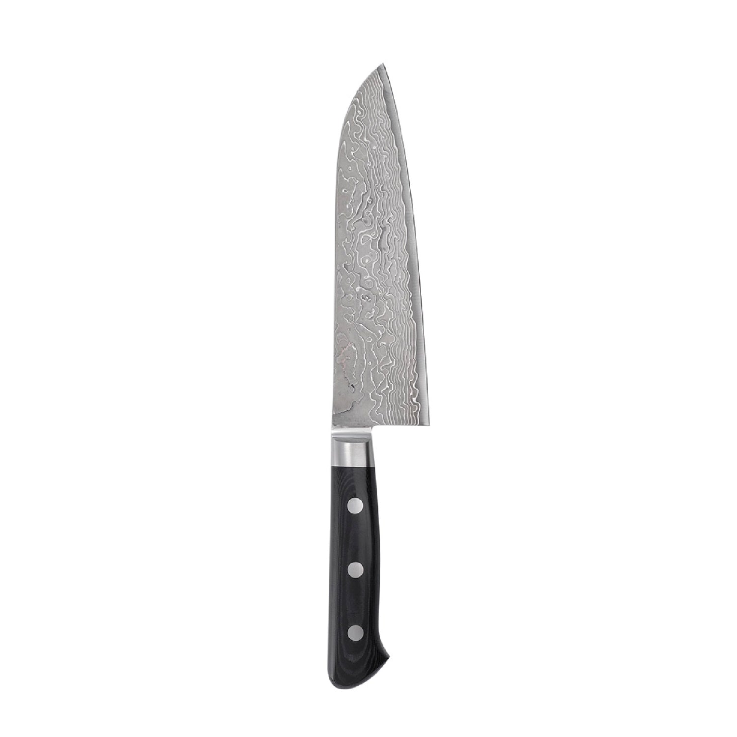粉末ハイスダマスカス(本鍛造) 三徳 170mm